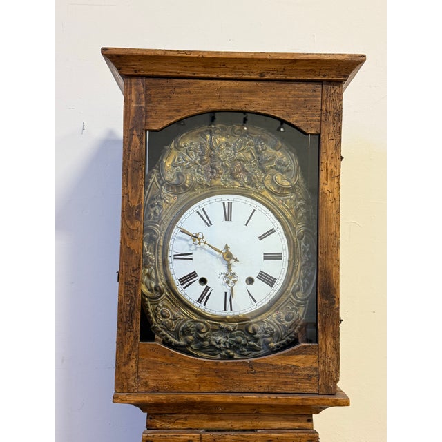19th Century French Morbier Long Case Clock For Sale - Image 10 of 12