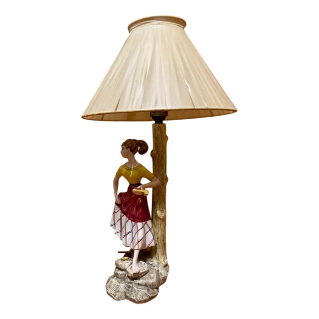 Vintage Ceramic Lamp by Liani, 1950 For Sale