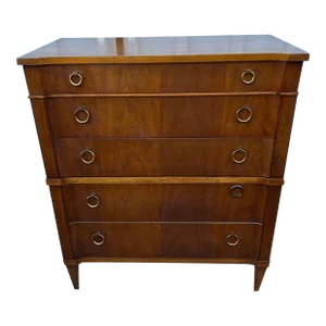 Drexel Furniture Vintage Neoclassical Five-Drawer Dresser