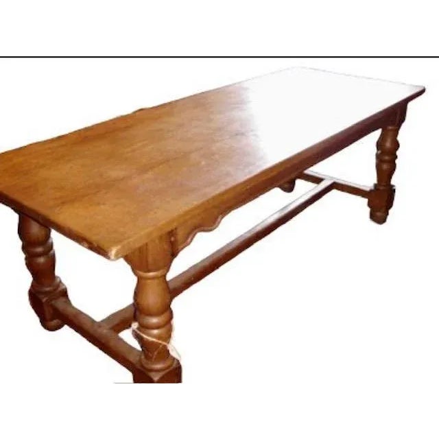 Early 1900s Refectory Table For Sale - Image 10 of 11