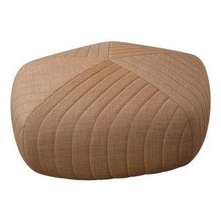 Hexagon Stool in Soft Oatmeal Fabric from Muuto For Sale