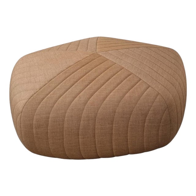 Hexagon Stool in Soft Oatmeal Fabric from Muuto For Sale
