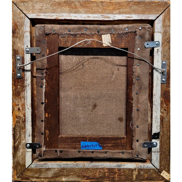 Brown Portrait of a Catherine Elwell Reynolds -18th Century English Oil Painting For Sale - Image 8 of 9