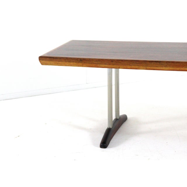 Rosewood & Walnut Drachten Coffee Table For Sale - Image 13 of 14