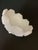 Glass Westmoreland Vintage 1950’s Quilted Milk Glass Covered Candy Jar Round Vanity Jar Floral For Sale - Image 7 of 10