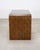 Karl Springer-Style Organic Modern Grasscloth Waterfall Desk For Sale In Sacramento - Image 6 of 18