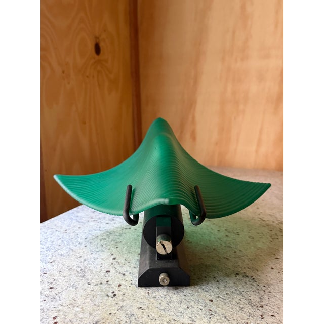 Vintage Geco Green Frosted Glass Wall Sconce by Paolo Piva for Stefano Cevoli, 1980s For Sale - Image 16 of 18