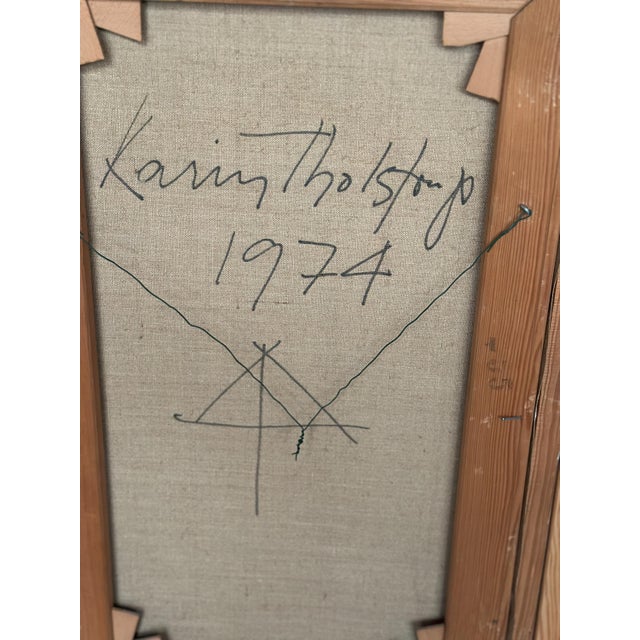 Karin Tholstrup, Figure, 1974, Oil on Canvas For Sale - Image 17 of 18