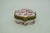 Ceramic Antique Victorian Porcelain Brass Mount Courting Couple Pill Box 2" For Sale - Image 7 of 13