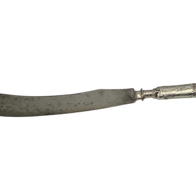 Antique Reed & Barton Renaissance Silverplate 3-Piece Roast Carving Set in Original Klune & Floberg Case Usa C. 1890–1910 For Sale - Image 9 of 12