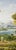 36" * H96" * 3ps, Classical Roman Bucolic Hand-Painted Pastoral Landscape Mural For Sale - Image 4 of 5