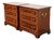 Baker Furniture Georgian Banded Mahogany Bedside Chests, Pair For Sale