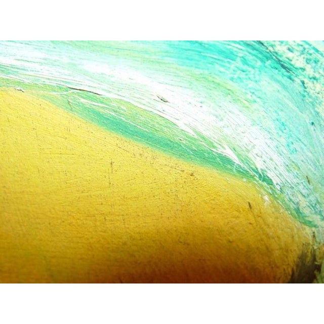 Mid 20th Century Abstract Screen Painting Waterfall by Lenn Kanenson For Sale - Image 4 of 13