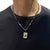 The Sterling Silver Lion Pendant Hematite Stone Beaded Men's Necklace is stylish and powerful. It features Hematite Stone...