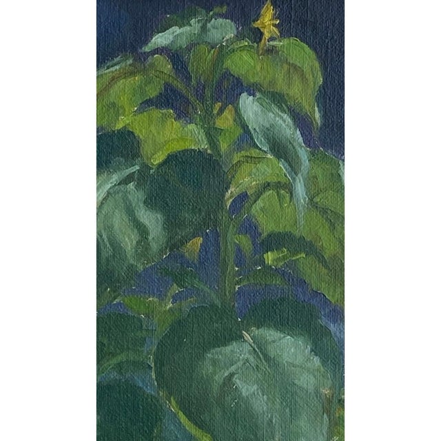 2010s Original Oil Painting Sunflower by Bill Farnsworth For Sale - Image 5 of 10