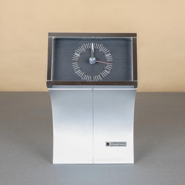 Astro-Quartz Table Clock from Junghans, 1970s For Sale - Image 3 of 17