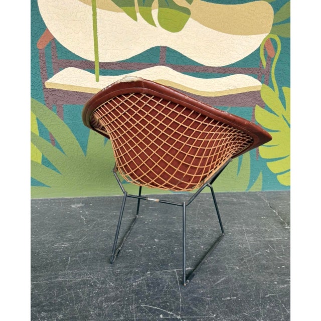 Mid Century Harry Bertoia for Knoll Diamond Chair For Sale - Image 9 of 11