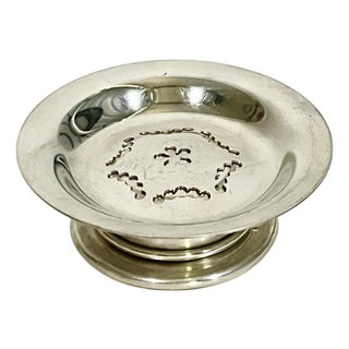 Vintage French Silver Plate Coquillor Butter Press or Curler For Sale