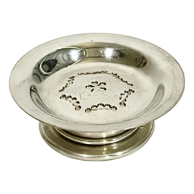 Vintage French Silver Plate Coquillor Butter Press or Curler For Sale