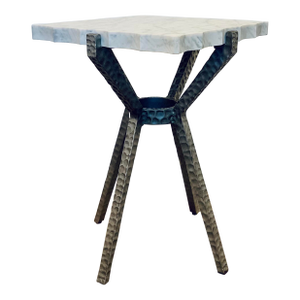 Hooker Modern Carrara Marble Glendon Side Table