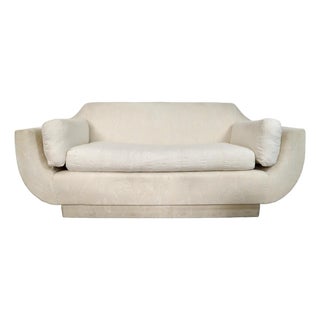 1960’s Hollywood Regency Gondola Sofa For Sale