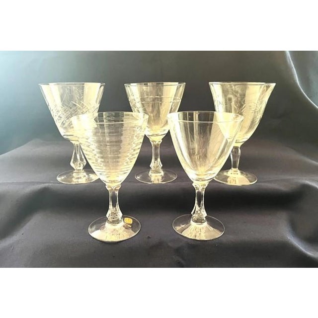 This phenomenal set of vintage crystal glasses dates from the mid-century period. At first glance, you might think that...