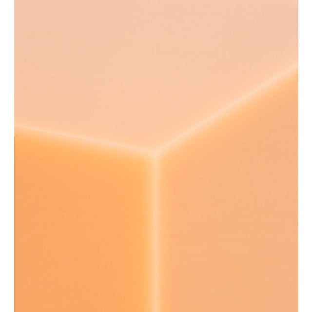 Plastic Sabine Marcelis "Peach Candy Cube", 2021 For Sale - Image 7 of 8
