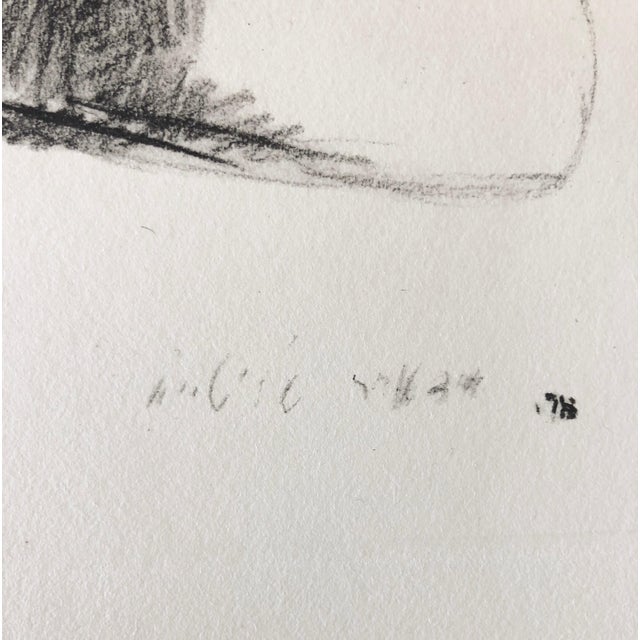 Expressionism Paul Jeffay, Judaica Jewish Rabbi Etching Hasidic Rebbe Admur Shlita Vintage Chassidic Print, c.1950's For Sale - Image 3 of 5