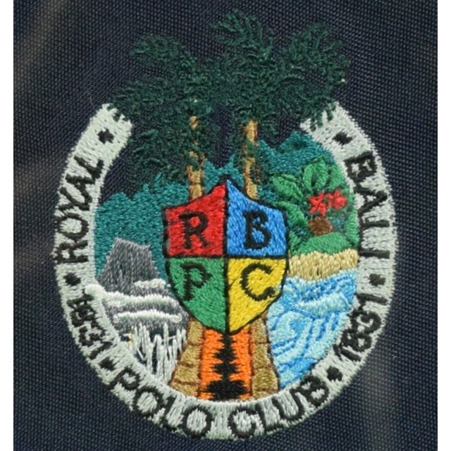 Traditional Royal Bali Polo Club 1831 Framed W/ Embroidered X'd Mallets Crest For Sale - Image 3 of 5