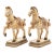 Vintage Chinese Tessellated Bone Horses Tang Dynasty Style For Sale