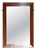 Antique English Georgian Wall-Mounted Mirror with Bevelled Hardwood Frame For Sale