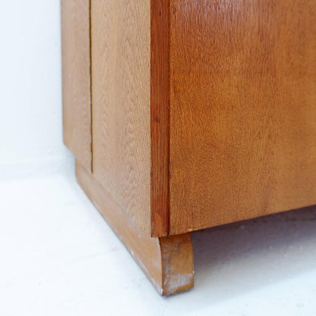 Brown Magic Box Desk attributed to Mummenthaler & Meier, Switzerland, 1955 For Sale - Image 8 of 16