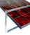 Silver Large Vintage Space Age Ceramic Tiles Table from Belarti For Sale - Image 8 of 13