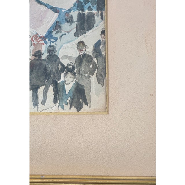 Joseph Pennell 1883 Original Watercolor of the Arles Roman Amphitheatre, France For Sale - Image 9 of 9