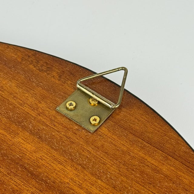 Vintage Large Wooden Mirror, Italy, 1970s For Sale - Image 12 of 13