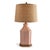 English Amelia Pink Bamboo Birdcage Lamp with Raffia Shade For Sale - Image 3 of 7