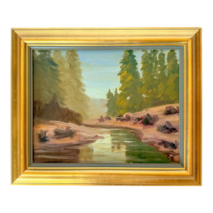 Original Impressionist Landscape Oil Painting on Canvas