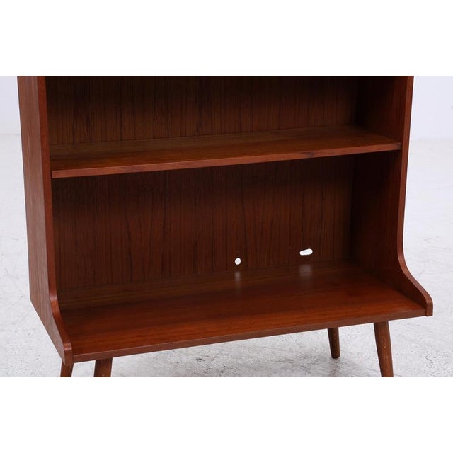 Brown Mid-Century Teak Bookcase, 1960s For Sale - Image 8 of 13