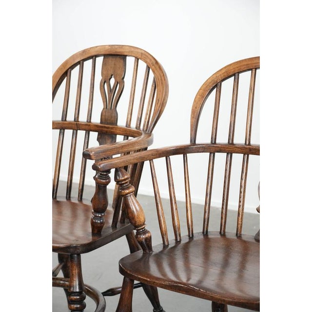 English Windsor Chairs, Set of 2 For Sale - Image 11 of 16
