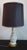 Textile Spanish Ceramic Applied Flowers Lamp from Bondia, 1940s For Sale - Image 7 of 18
