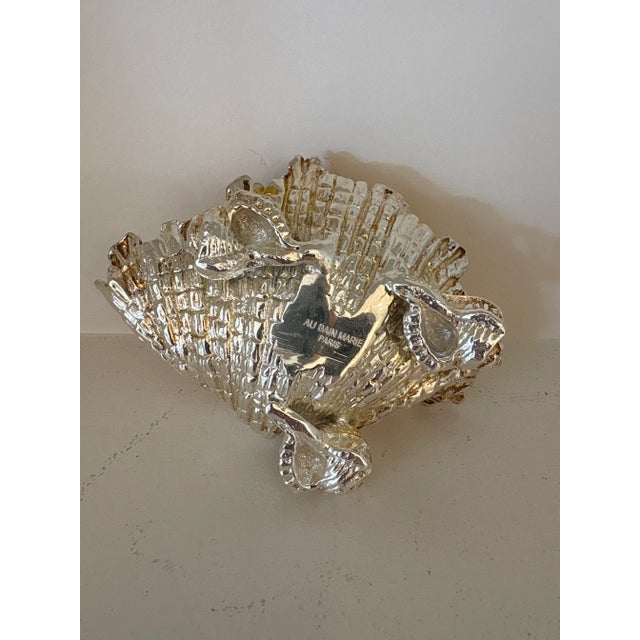 Late 20th Century French Shell Dish or Salt Cellar Midcentury For Sale - Image 5 of 5