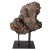 Late 20th Century Small Crystal Rock Specimen With Custom Iron Stand For Sale - Image 4 of 5