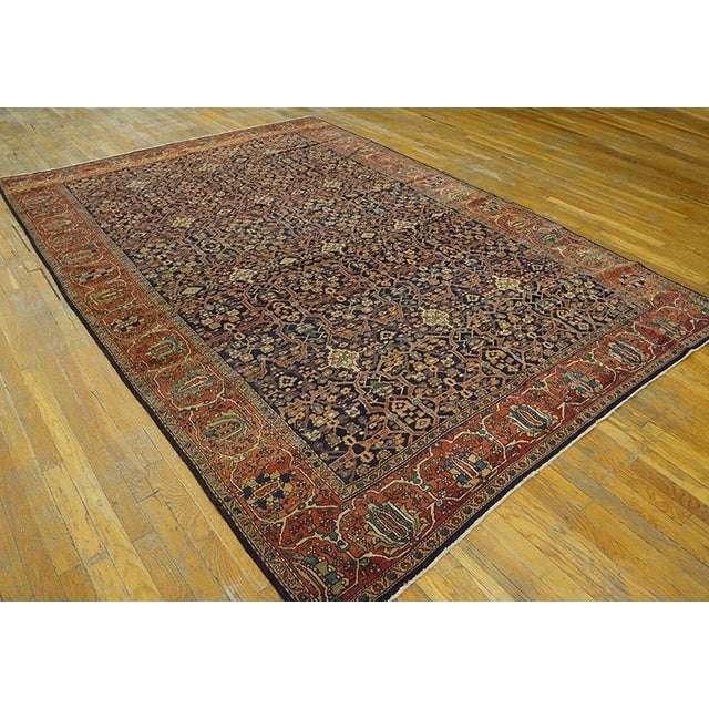 Antique Sarouk, Farahan rug, size: 7'0" x 10'2".