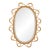 Cooper Classics x Park and Oak Elin Oval Rattan Loop Wall Mirror For Sale