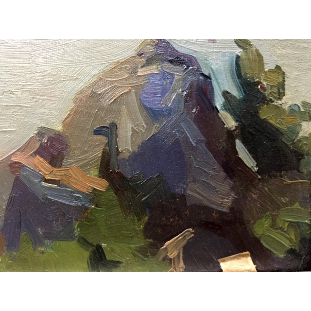 1980s Oil Painting Seascape For Sale - Image 6 of 9