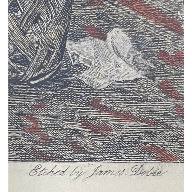 James Dobie "The New Will" Color Engraving After Walter Dendy Sadler C.1894 For Sale In San Francisco - Image 6 of 9
