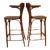Mid 20th Century Thonet Style Bar Stools Made in Czechoslovakia - a Pair For Sale