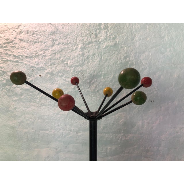 Coat Rack in the style of Roger Feraud, 1950s, in Worn conditions. Designed 1950 to 1959 This piece is designed in the...