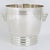 Mid-Century Modern Art Deco Silver Plate Wine Cooler, Ice Bucket by French Silversmith Desvignes For Sale - Image 3 of 8