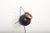 Black Vintage Table Lamp with Black Metal Stand For Sale - Image 8 of 13